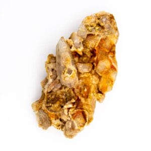 Spirit Quartz Cluster with Limonite