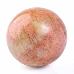 Feldspato Cor-de-rosa em Esferas de Quartzo