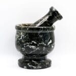 Black Marble Pestle & Mortar Set (90mm)