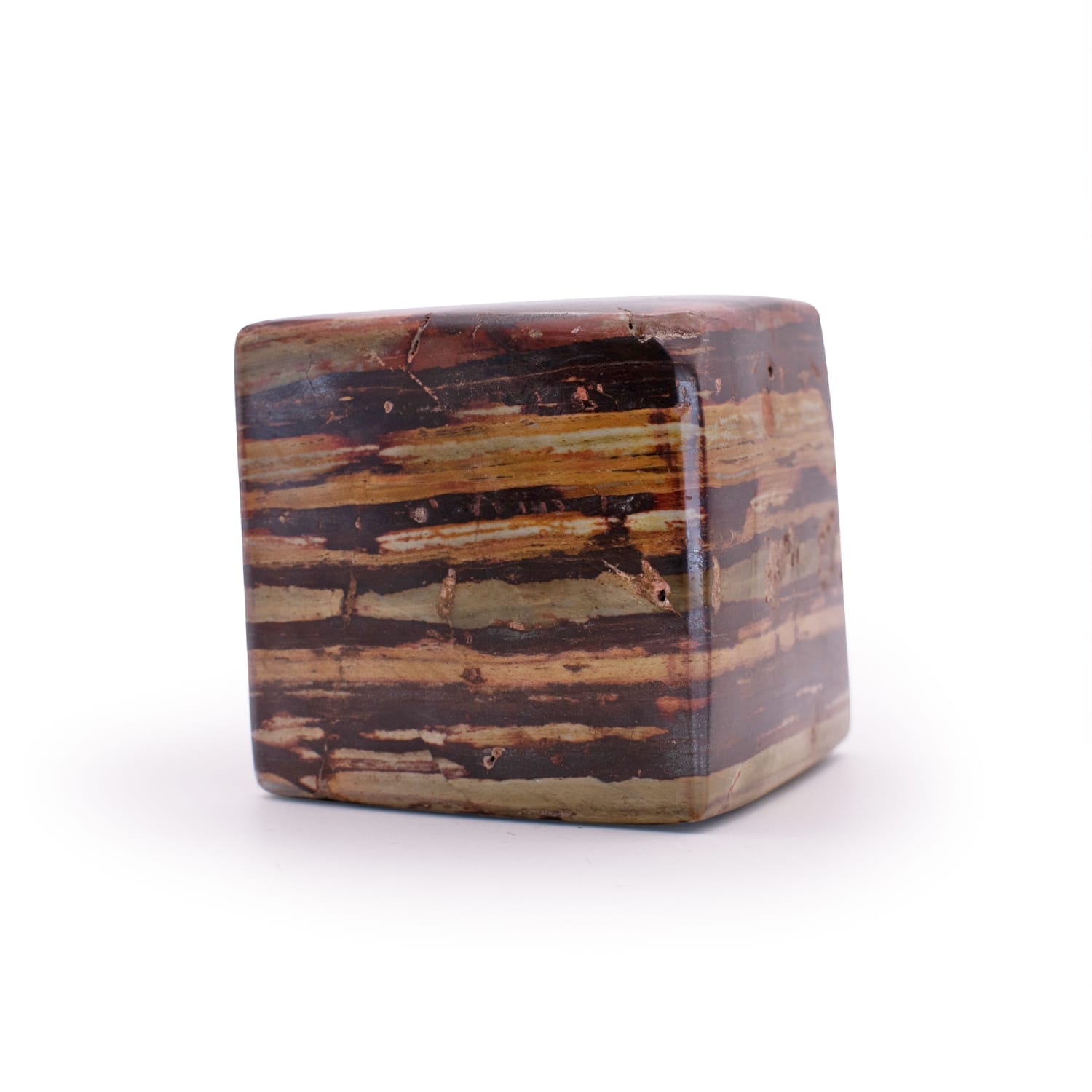 100030587_4 Tiger's Eye Cube (66mm) - Image 1