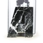 Black Marble A-Z Bookends - Image 3